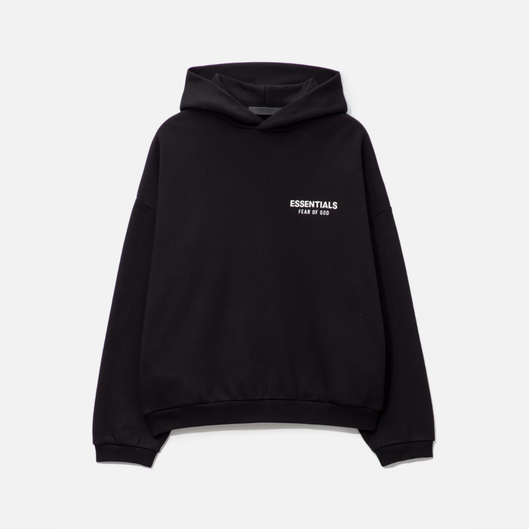 Fear Of God Essentials Fleece Hoodie Black FW24